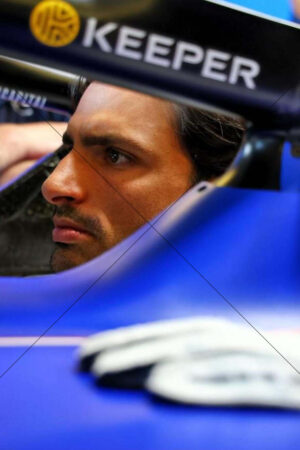 Carlos Sainz Side Profile In Car 6" x 4" Photo Print
