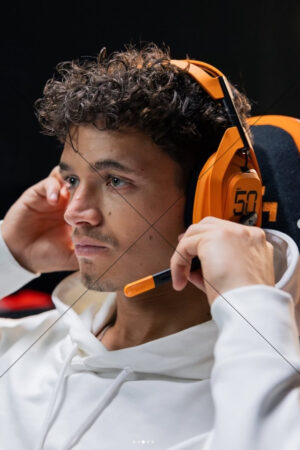 Lando Norris Gaming Headset Side Profile 6" x 4" Photo Print
