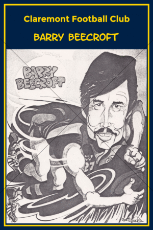 Barry Beecroft WAFL Footballer Caricature 6" x 4" Photo Print