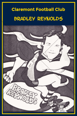 Bradley Reynolds WAFL Footballer Caricature 6" x 4" Photo Print