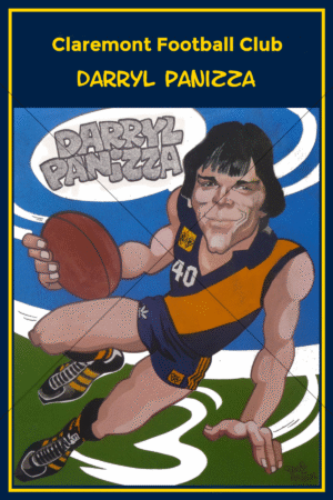 Darryl Panizza WAFL Footballer Caricature 6" x 4" Photo Print