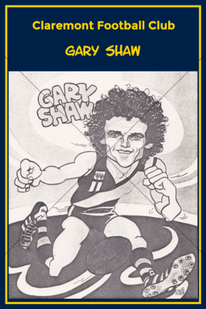 Gary Shaw WAFL Footballer Caricature 6" x 4" Photo Print