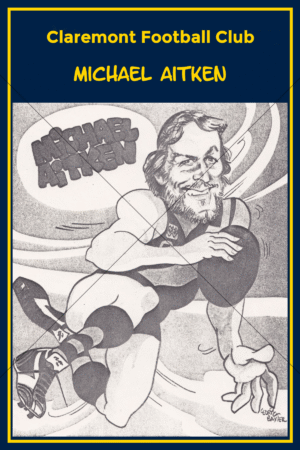 Michael Aitken WAFL Footballer Caricature 6" x 4" Photo Print