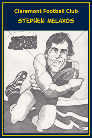 Stephen Melaxos WAFL Caricature 6" x 4" Photo Print