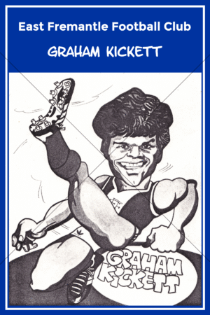 Graham Kickett WAFL Caricature 6" x 4" Photo Print