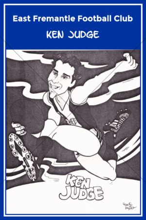 Ken Judge WAFL Caricature 6" x 4" Photo Print