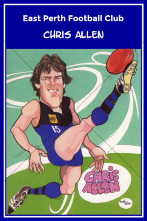 Chris Allen WAFL Caricature 6" x 4" Photo Print