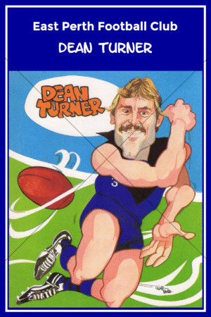 Dean Turner WAFL Caricature 6" x 4" Photo Print