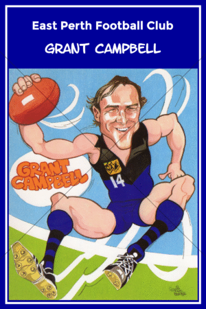Grant Campbell WAFL Caricature 6" x 4" Photo Print