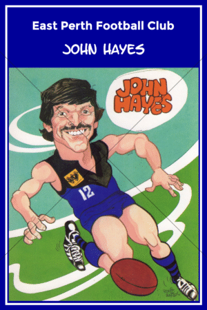 John Hayes WAFL Caricature 6" x 4" Photo Print