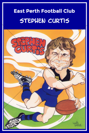 Stephen Curtis East Perth Football Club Caricature 6" x 4" Photo Print