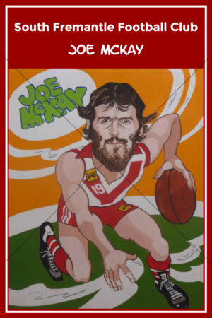 Joe McKay South Fremantle Football Club Caricature 6" x 4" Photo Print