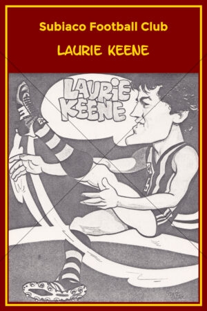 Laurie Keene Subiaco Football Club Caricature 6" x 4" Photo Print