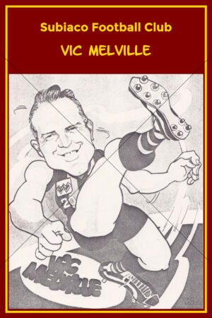 Vic Melville Subiaco Football Club Caricature 6" x 4" Photo Print
