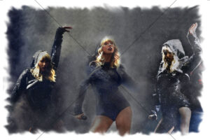 Taylor Swift Concert Hoodie Collage Postcard