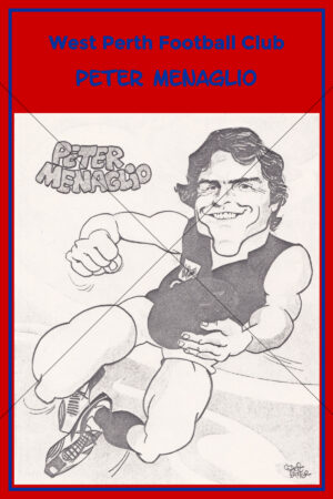 Peter Menaglio West Perth Caricature 6" x 4" Photo Print