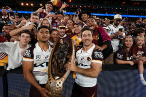 Josiah Karapani & Ben Hunt With Provan-Summons Trophy 6" x 4" Photo Print