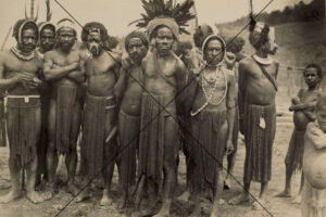 Papua New Guinea Highlands Group Circa 1935 6" x 4" Photo Print