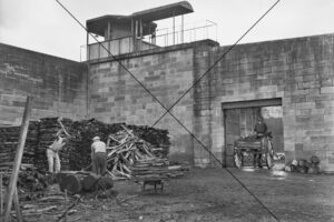 Parramatta Gaol Yard Wood Chopping 6" x 4" Photo Print