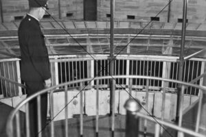 Parramatta Gaol Guard Overlooking Circular Cell Block 6" x 4" Photo Print