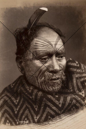 Maori Chief Hone Kanhena Ta Moko Portrait 6" x 4" Photo Print