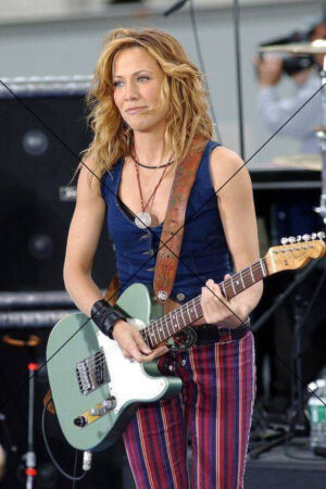 Sheryl Crow Live Performance Guitar 6" x 4" Photo Print