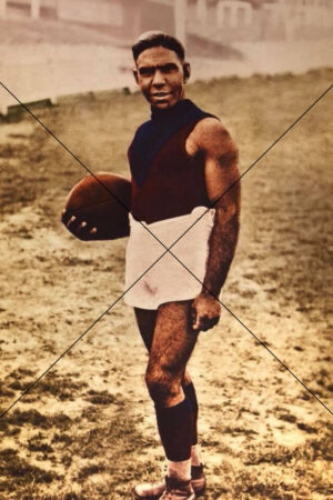 Sir Doug Nicholls Portrait on Field 6" x 4" Photo Print