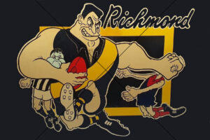 Richmond Tigers Cartoon Poster 6" x 4" Photo Print