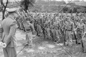 Australian Victory Contingent Soldiers at Watsonia Camp 6" x 4" Photo Print