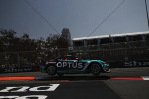 V8 Supercars - Chaz Mostert Optus Mustang Side-On In Flight 6" x 4" Photo Print