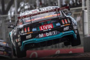 V8 Supercars - Chaz Mostert Mobil 1 Optus Mustang Rear Airborne 6" x 4" Photo Print