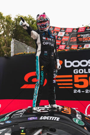 V8 Supercars - Chaz Mostert Celebrates On Car Roof Gold Coast 6" x 4" Photo Print