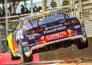 Broc Feeney Red Bull Camaro Rear Airborne A4 Poster Print