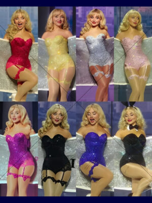 Sabrina Carpenter Sparkling Stage Corset Pose 6" x 8" Photo Print