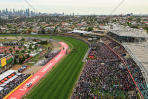 Moonee Valley Crowd And Track Aerial 6" x 4" Photo Print