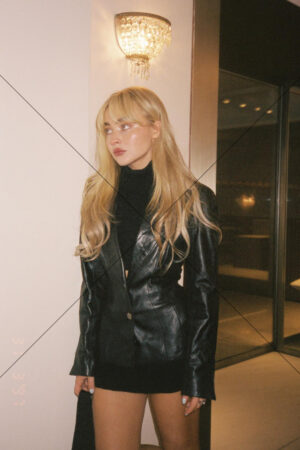 Sabrina Carpenter Leather Jacket Night Look 6" x 4" Photo Print