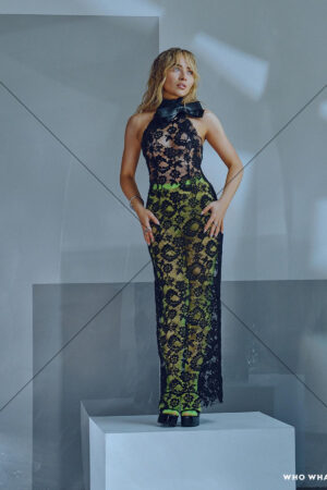 Sabrina Carpenter Black Lace Gown Studio Fashion Portrait 6" x 4" Photo Print