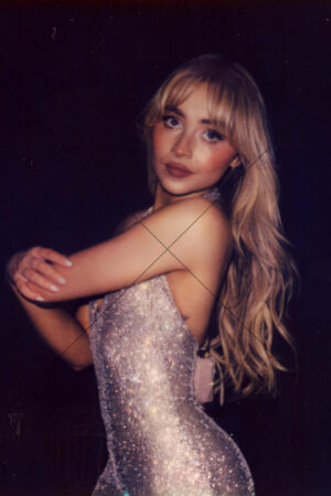 Sabrina Carpenter Glitter Gown Soft Focus Portrait 6" x 4" Photo Print