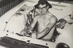 Allan Moffat larrikin in empty engine bay 6" x 4" Photo Print