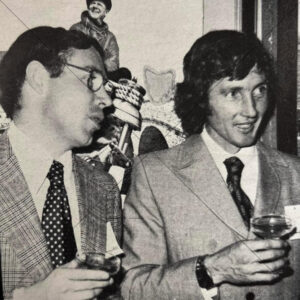 Allan Moffat With Racing Team Mate 6" x 6" Photo Print