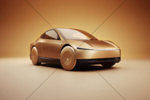Tesla Cybercab Studio Low Front Angle View 6" x 4" Photo Print