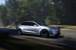 Tesla Model 3 Performance Silver Forest Front 6" x 4" Photo Print