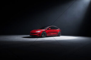 Tesla Model 3 Performance Front In Spotlight 6" x 4" Photo Print