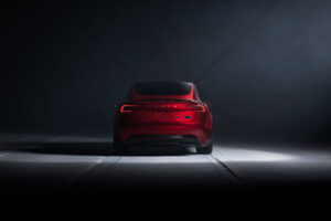 Tesla Model 3 Performance Studio Rear View 6" x 4" Photo Print