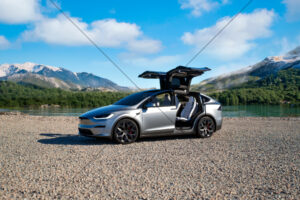 Tesla Model X Lake Falcon Wing Doors 6" x 4" Photo Print