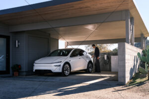 Tesla Model Y Home Charging Carport 6" x 4" Photo Print