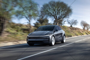 Tesla Model Y Forest Highway Motion Blur 6" x 4" Photo Print