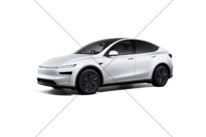 Tesla Model Y White Studio Angle 6" x 4" Photo Print