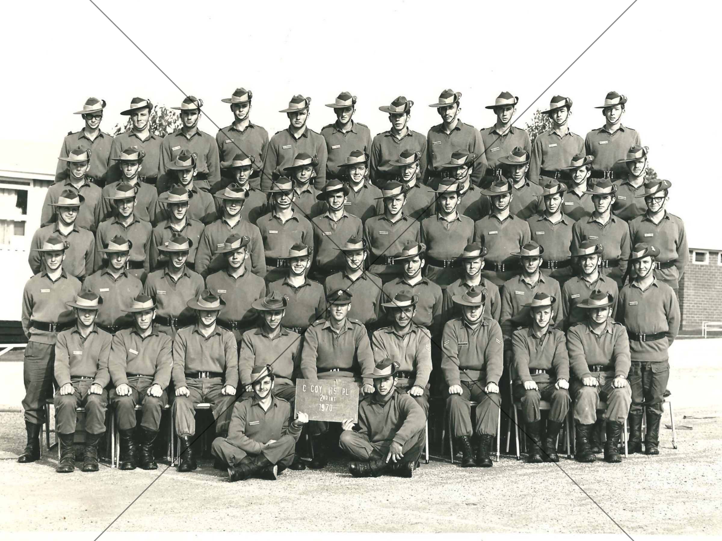 Charlie Company 15 Platoon 1970 Army Group 6" x 8" Photo Print