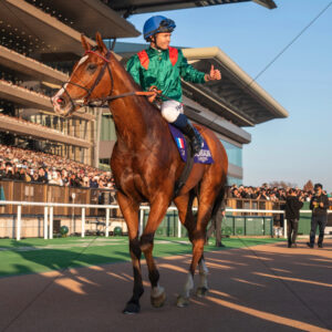 CALANDAGAN And Mickael Barzalona Thumbs Up Parade 6" x 6" Photo Print